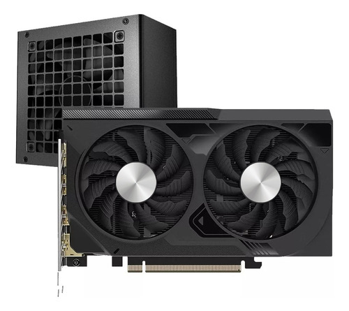 Combo Placa De Video Nvidia Rtx 4060 8gb + Fuente 650w 80