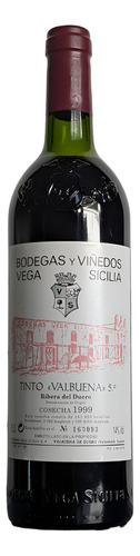 Valbuena 5 Vino Tinto 70cl 1999 Bodegas Vega-sicilia