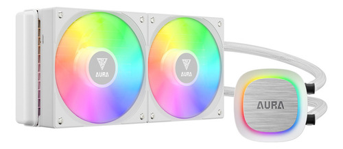 Enfriamiento Gamdias Aura Gl240 V2 Wh Argb Lga1700/am5 Pwm