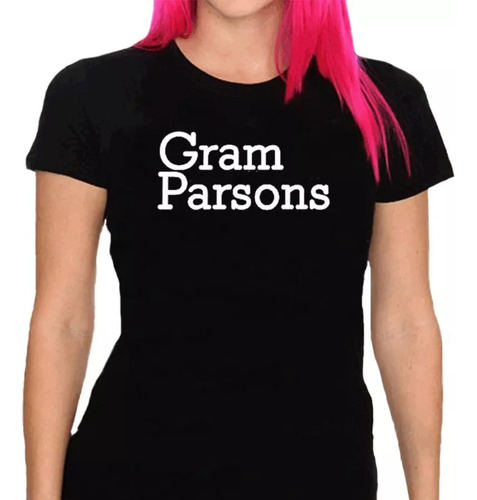 Baby Look Feminina Gram Parsons - 100% Algodão