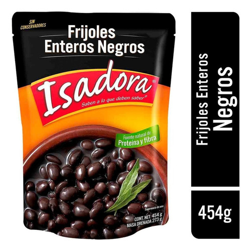 Frijoles Enteros Isadora Negros 454g