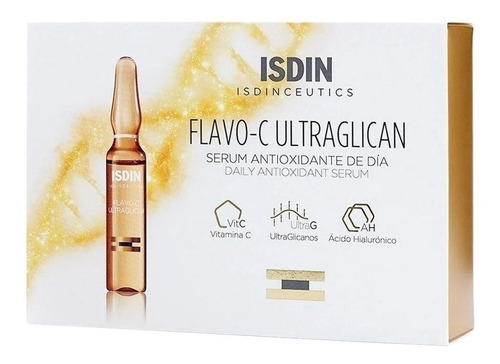 Isdinceutics Flavo C Ultraglican Antiedad X 30 Ampollas 