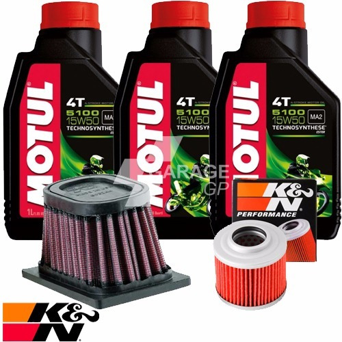 Filtro Ar+filtro Óleo+3l Motul 5100 15w50 Bmw G650 Gs K&n