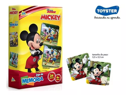 Jogo da Memória Princesas Disney - 24 Pares - Toyster - Kidverte