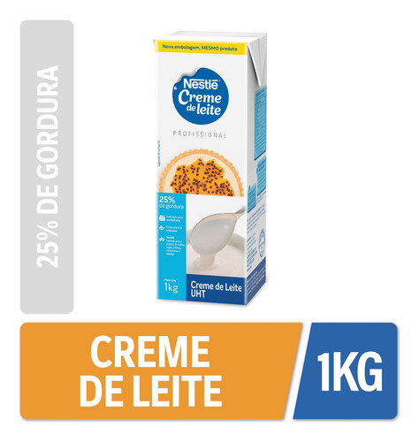 Creme De Leite (25% De Gordura) Nestlé 1kg