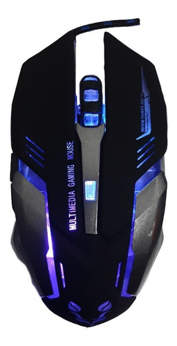 Mouse Gamer Tinji Tj-7 1600 Dpi Usb Led 6 Botones Gaming