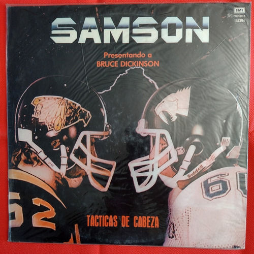 Samson -tácticas De Cabeza Vinilo Con Bruce Dickinson