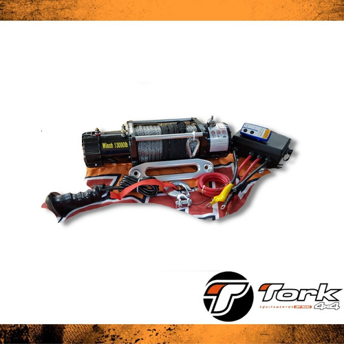 Guincho Elétrico 12000/13000lbs Winch Com Cabo Aço