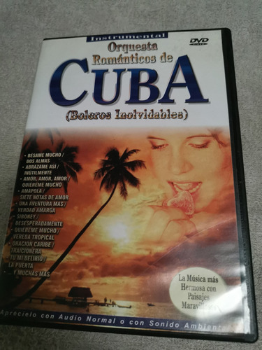 Dvd Película Orquesta Románticos De Cuba Boleros