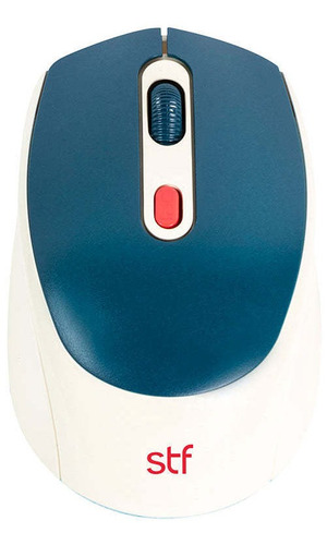 Mouse Inalámbrico Óptico Stf Viva! Para Computadora Color Azul