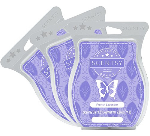 Scentsy, Frances Lavanda, Vela, Calentador De Cera Barra De