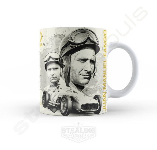 Imagen 1 de 3 de Taza Fierrera - Juan M. Fangio #11 | World Champion Edition
