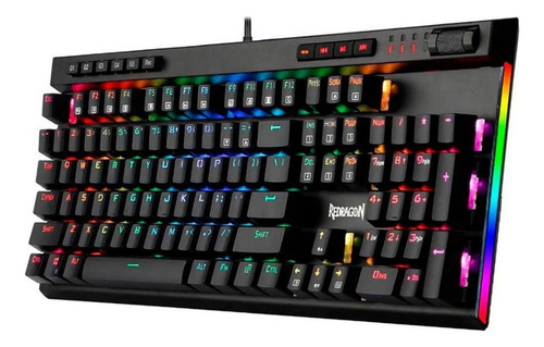 Imagen 2 de 5 de Outlet Teclado Redragon Vata Pro K580rgb-pro Sp-brown Es