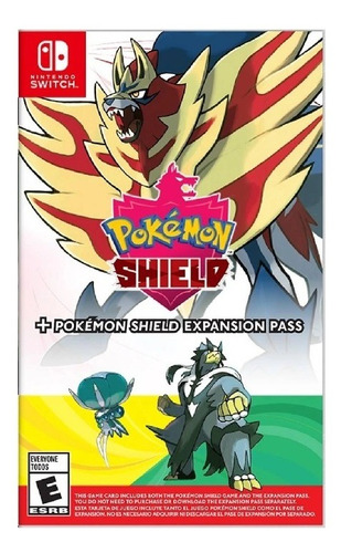 Pokemon Shield + Expansion Pass - Switch Físico - Sniper