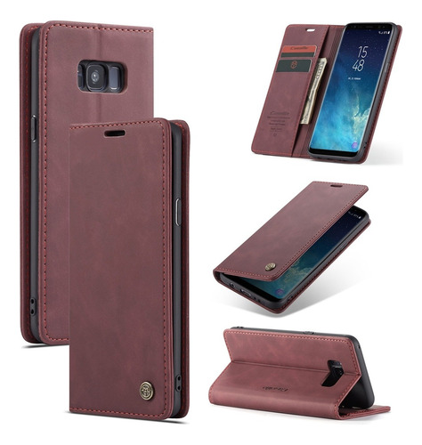 Funda Tipo Cartera Caseme 013 Para Samsung Galaxy S8+ Plus