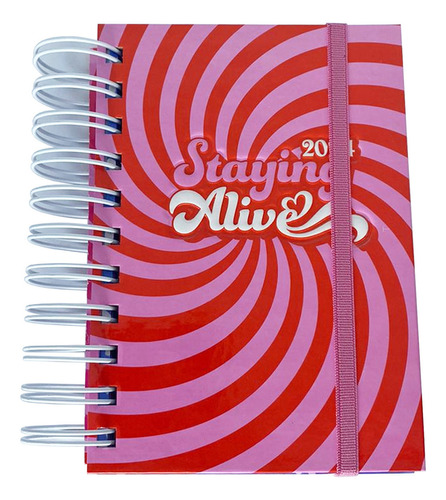 Agenda 10x15 Powerful 352 Paginas Espiral Colegio Ag24c023 Año 24 Portada - Staying Alive