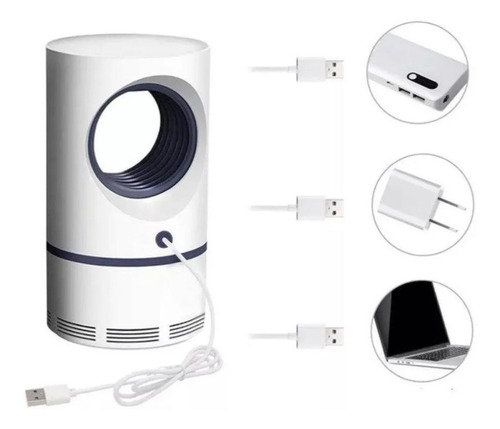 Armadilha Mosquito Pernilongo Inseto C Cooler Led Usb Killer