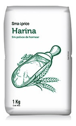 Harina Sin Polvos De Hornear 1 Kg Smart Price, Reposteria