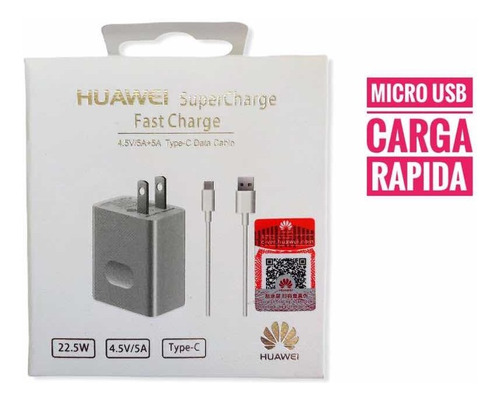 Cargador  Micro Usb  Huawei - Carga Rapida 3.0