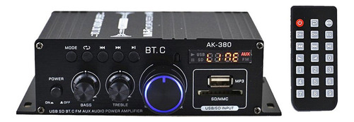 Mini Amplificador De Potencia De Audio Portátil Som Ak 380