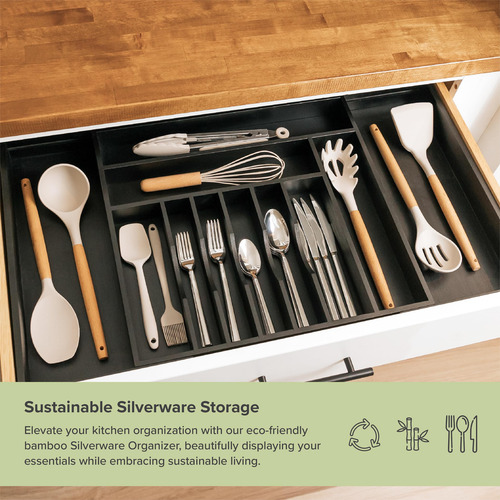 Kitchenedge Organizador De Cubiertos Cubiertos Y Utensilios