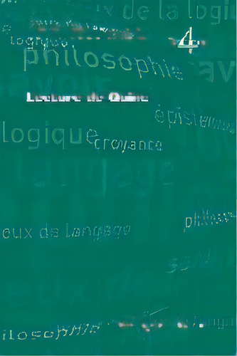 Lecture De Quine, De Francois Rivenec. Editorial College Publications, Tapa Blanda En Francés