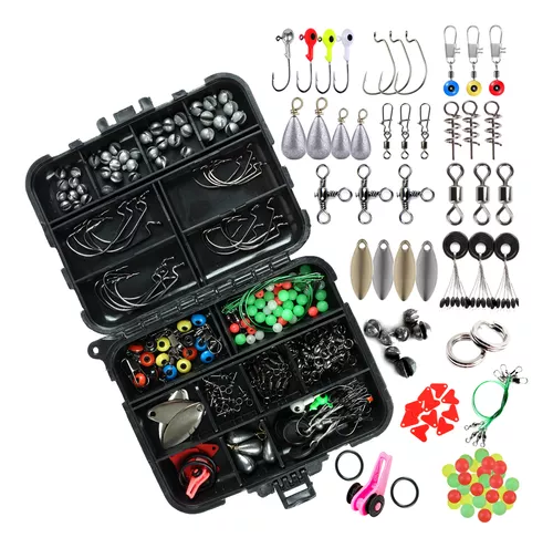 Hook Sinker Beads Sliders Tackle Accessories Jig Fishing Box