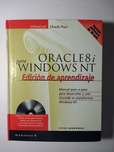 Oracle8i Para Windows Nt + Cd , Steve Bobrowski