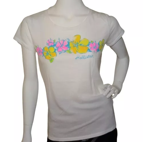 Camiseta Hollister Floral Feminina