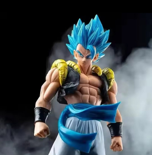 Muñeca Dragon Ball Z - Gogeta Super Saiyan, tamaño grande, color azul