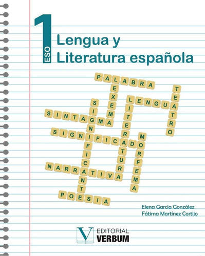 Lengua Y Literatura Espaãâ±ola. 1ã⺠De Eso, De García González, Elena. Editorial Verbum, S.l., Tapa Blanda En Español