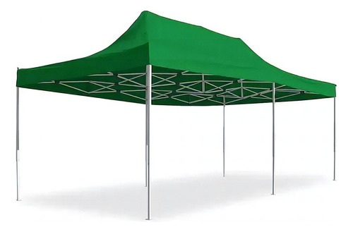 Gazebo - Muebles Web - Modelo: Autoarmable - Medida: 3x6 - Color: Verde