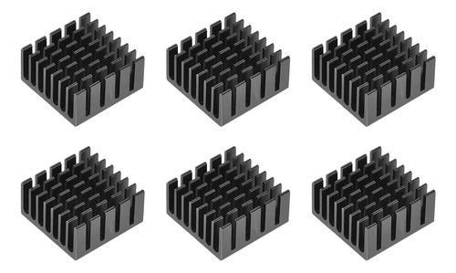 Disipador Cobre 10x20x20mm Con Auto Adhesivo Para Chips 5pzs