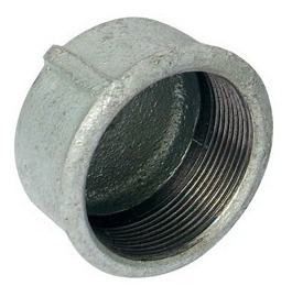 Tapa De Hierro Galvanizada De 2 Pulgadas (hembra)