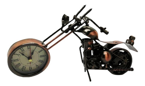 Reloj Moto Metálica Números Romanos Harley Davidson Coleccio