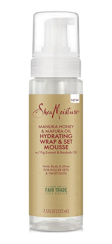 Sheamoisture Manuka Honey & Mafura Oil Wrap & Set Mousse Hyd