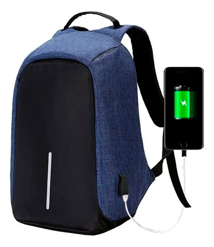 Mochila Porta Notebook Tablet 17 Smart Usb Reforzada Calidad