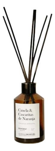 Difusor Con Varillas Ambiental 200ml Perfume Bohemia 