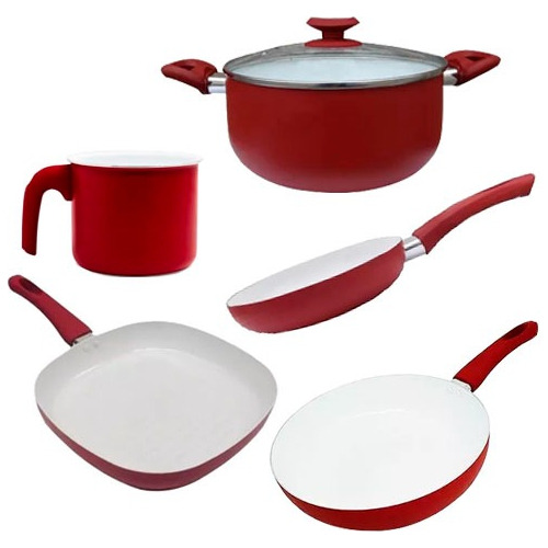 Set Ollas Roswell Bateria De Cocina Completo Antiadherente