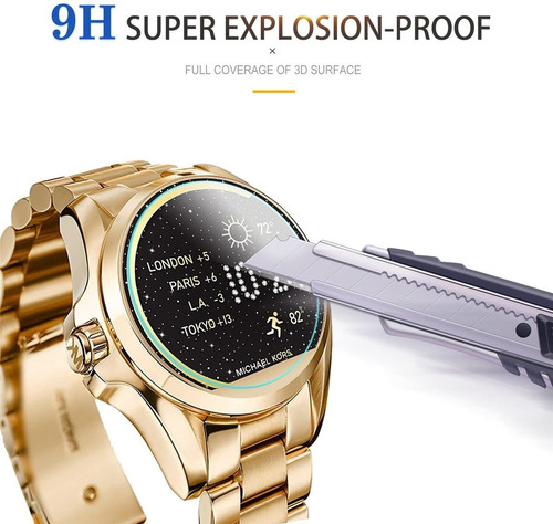 Diruite 4-pack Para Michael Kors Acceso Bradshaw Templado Pr