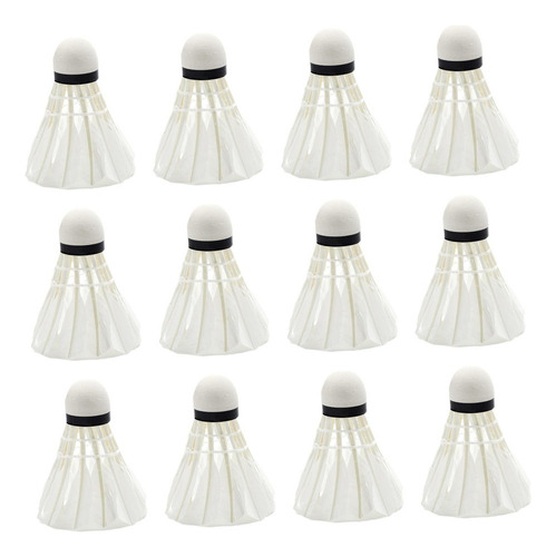 Volantes De Bádminton Con Plumas De , Bádminton 12 Piezas
