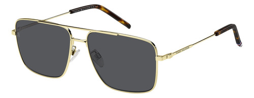 Lentes Sol Tommy Hilfiger Hombre Gold 206773j5g59ir