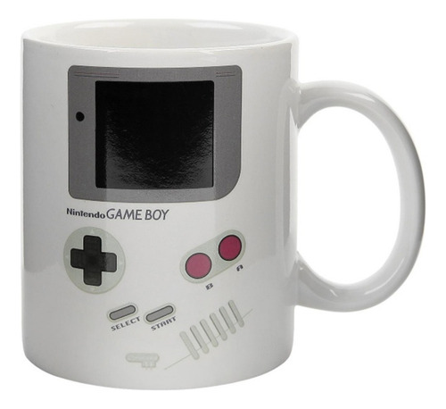 Caneca Mágica Game Boy Mario Sensível Ao Calor Muda De Tela