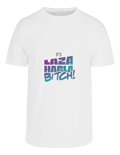 Playera Manga Corta Diseño Laza Habla Podcast - Lhb