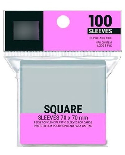 Folios Protectores Square 70x70 110 Un Red Box - Magic Z