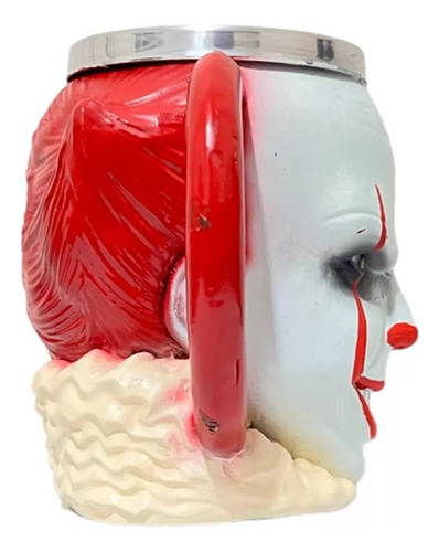 Caneca 3d Pennywise It - Resina Divertida 225ml Branco It