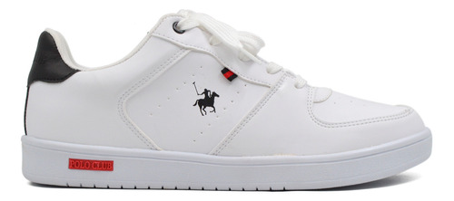 Tenis Sneaker Polo Club Original Hombre Casual Comodo Blanco