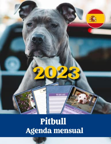 Pitbull 2023 Agenda Mensual: 12 Meses ( Enero 2023 A Diciemb