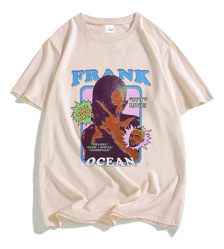 Camiseta De Algodón Con Estampado Gráfico Frank Ocean