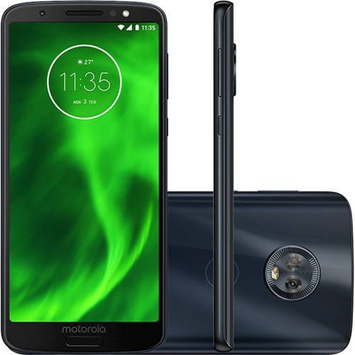 Moto G6 Plus Índigo Motorola Tela 5,9 4g, 64gb 12+5mp Xt1926